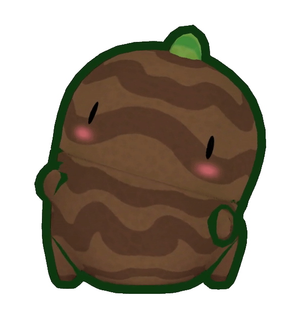 Mud Dino waving Hello Gif