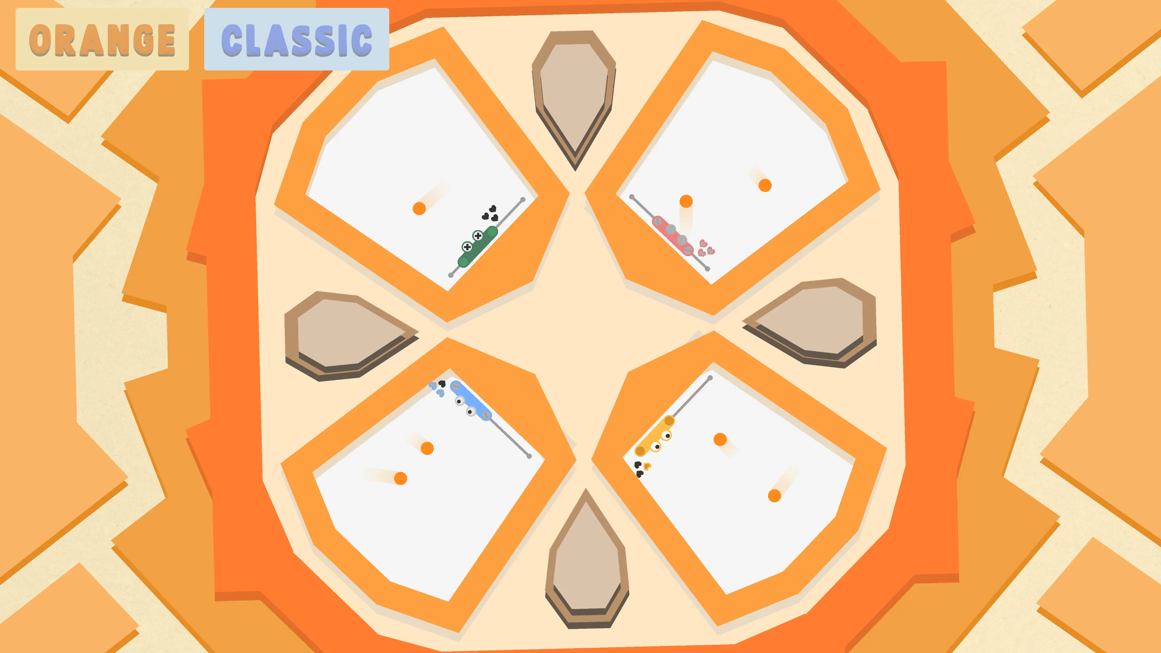 Screenshot of Paddles Orange Level