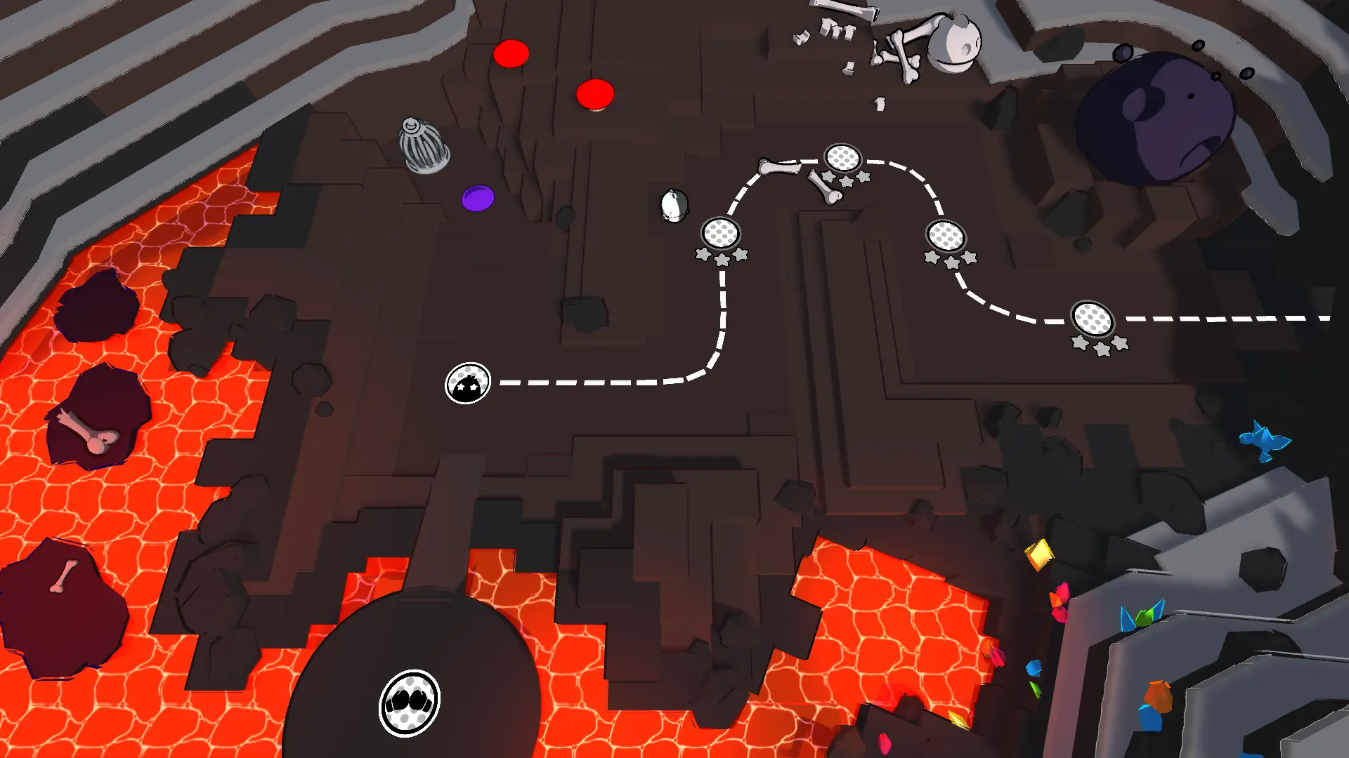 Dino Party Lava Map