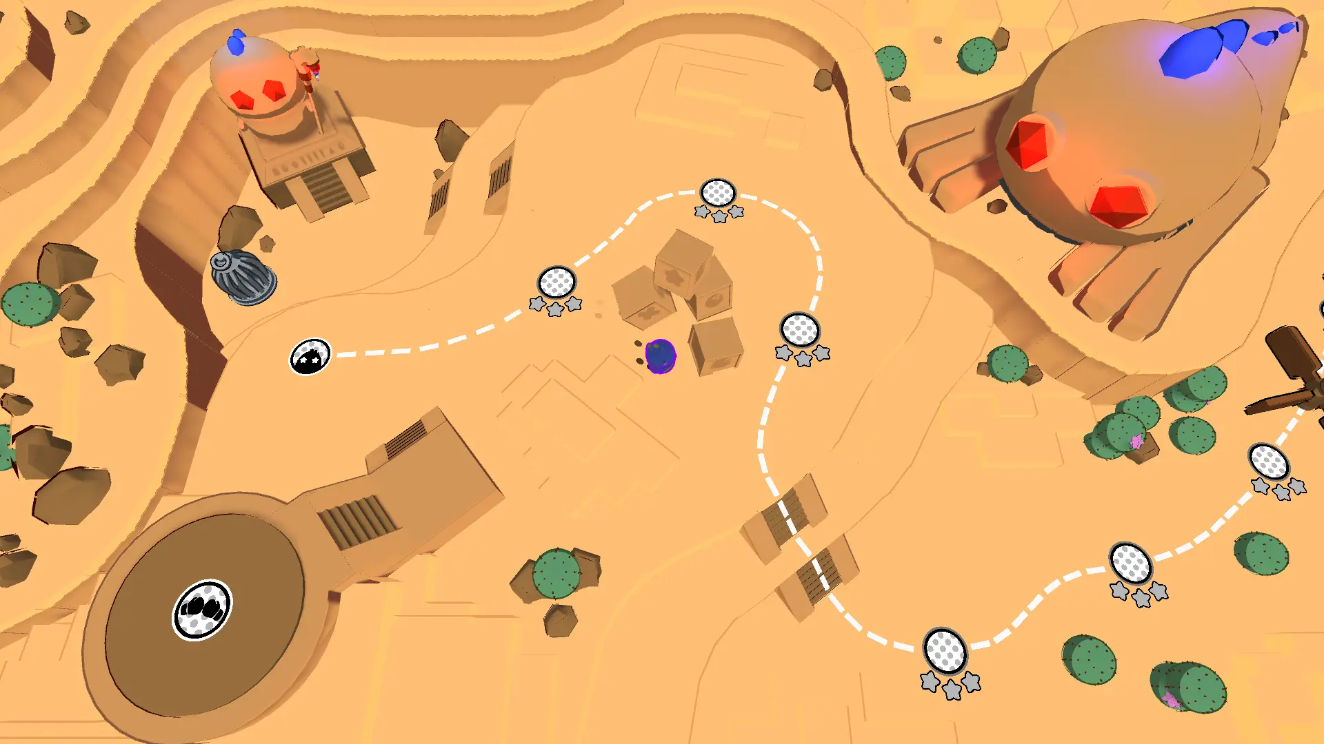 Dino Party Sand Map