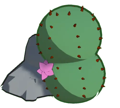 Dino Party Cactus Model